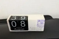 香港大学St. John's College木製カレンダーブロック ヴィンテージ