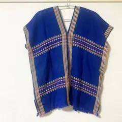 Vintage メキシコ　ポンチョ　ビンテージ刺繍　ジャンティーク Vintage メキシコ ポンチョ ビンテージ刺繍 ジャンティーク