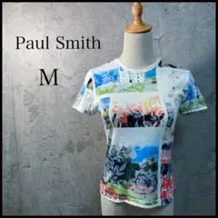 Paul Smith ポールスミス アート 派手 カラフル Tシャツ M