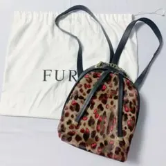 フルラ ミニリュック ヒョウ柄 FURLA