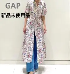 最終値下げ　新品未使用品　GAP パフスリーブワンピース2024