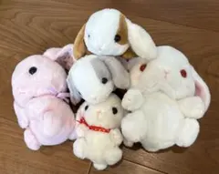 ぽてうさろっぴー　5体セット　うさぎ