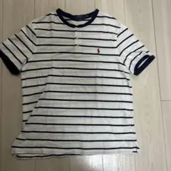 ポロラルフローレン ヘンリーネック ボーダーシャツ