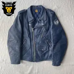 ヒューマンメイド　革ライダース／Ｌsize／ブラウン ヒューマンメイド革ライダース／Lsize／ブラウン