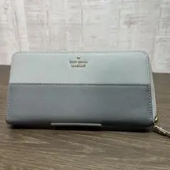 美品 kate spade グレー 長財布