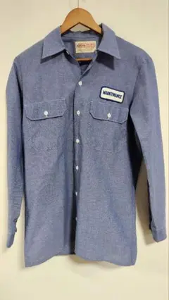 Dickies ディッキーズ USA製 ワークシャツ シャンブレー