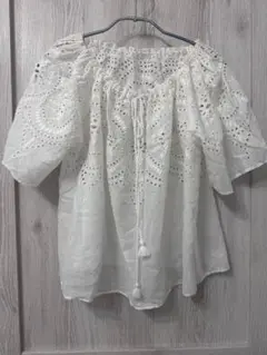 【新品】huitieme nid(ユイティーム) トップス　コットン　レース