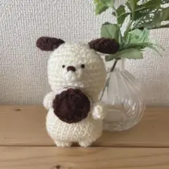 あみぐるみ　犬　キーホルダー　クッキー　ストラップ　編み物　ぬいぐるみ