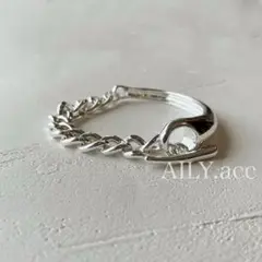 シルバーチェーンブレスレット