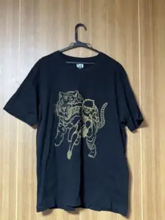 UNIQLO UT キャプテン翼　Tシャツ 黒金　XL