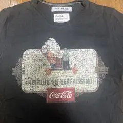 Mr.Olive × コカコーラ WネームコラボTシャツ　Mサイズ