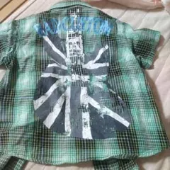 未使用RADCUSTOMチェックシャツ90センチ