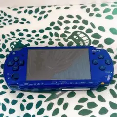 PSP-2000 本体 ブルー ジャンク品 液晶割れ バッテリー欠品 部品取り用