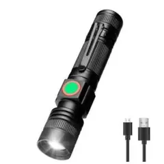 m02★USBケーブル付き懐中電灯 led USB充電♪超強力XML-T6 防水
