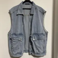 ベスト　デニムベスト　ヴィンテージ　古着