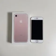 【SIMフリー】iPhone7 128GB ローズゴールド　本体 箱あり