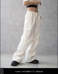 ホワイト　ウィゴー　イージーパラシュートカーゴパンツカテゴリ:パンツ