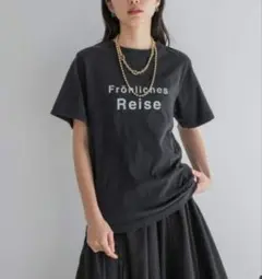 ジーナシス GermanロゴプリントTEE ブラック