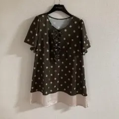 アンドラブ　フリルチュニック　M