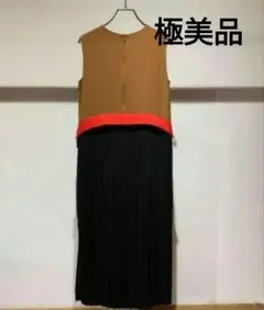 極美品 リズレイ バイカラーラインワンピース リズレー ザラ バースデーバッシュ