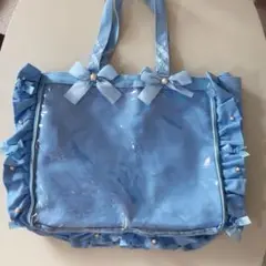 ザッカマート 痛バッグ A3 水色 ブルー