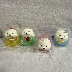 【4種セット】喫茶カワウソーダ ソフビコレクション コンプリート