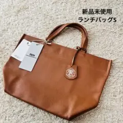 【新品未使用】REN グレゴ ランチバッグS ブラウン レザー A4収納可能