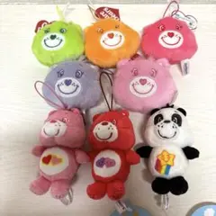ケアベア マスコット キーホルダー 8個