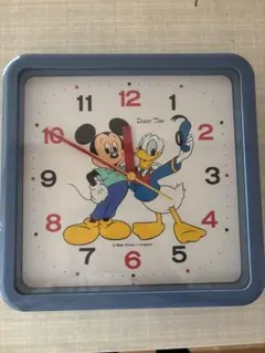 Disney Time ミッキー ドナルド 掛け時計