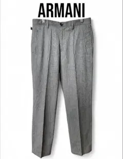 ARMANI アルマーニ　グレー パンツ　スラックス　ブランド