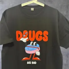 新品✨薬物ダメ絶対 Tシャツ カットソー メンズ 半袖 ハイデザイン 個性的