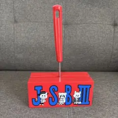 JSB III キャラクターイラスト付き 赤 粘着クリーナーケース