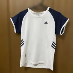 【美品】adidas スリーストライプス　Tシャツ　CLIMALITE