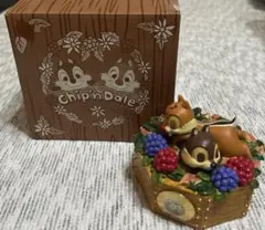 ディズニーストア チップとデール 時計 置物