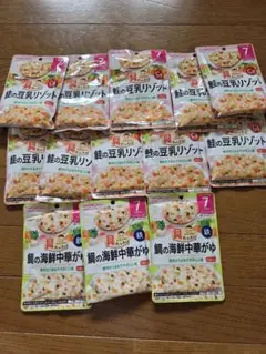 和光堂 鯛の海鮮中華がゆ & 鮭の豆乳リゾット セット