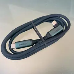 SUNGUY USB-C & USB-C ケーブル L字 1.5M 20Gbps