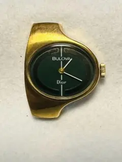 稼働 BULOVA×Dior 腕時計 手巻き 機械式 Wネーム 1117 BULOVA Dior【ブローバ ディオール】 Wネーム 腕時計 - 時計新