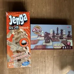 ゲーム セット(ジェンガ、チェス)