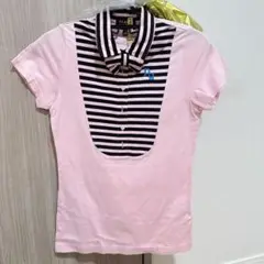 PEARLY GATES ピンクポロシャツ
