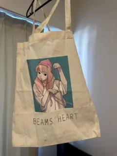 BEAMS HEART イラスト付きエコバッグ