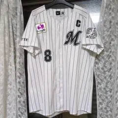 千葉ロッテ　中村奨吾選手　ユニフォーム　Lサイズ