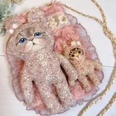 コヤンイサムチョン♡ルミちゃん＆リトルサンダーちゃんのローズファーサコッシュ
