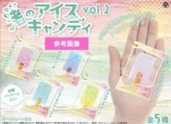 渚のアイスキャンディミニチュアチャームキーホルダー コンプリートセット