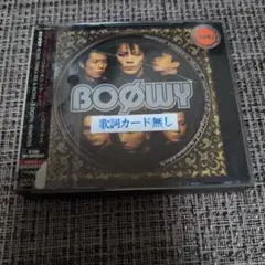 BOØWY 　MORAL　2枚組CD 歌詞カード無し