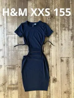H&M ボディコンワンピース 黒 XXS 155 ZARA