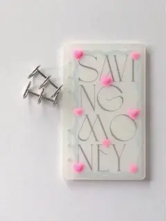 レジン バインダー　A6　saving challenge セービング　貯金