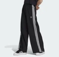 アディダス ワイドレッグパンツ ジャージ 3XL ブラック