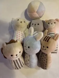 ラトル　ボーリング　布おもちゃ