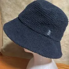 黒 タオル地 バケットハット i CB オシャレ❣️