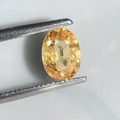 マダガスカル産 1.06ct 天然イエローサファイアルース